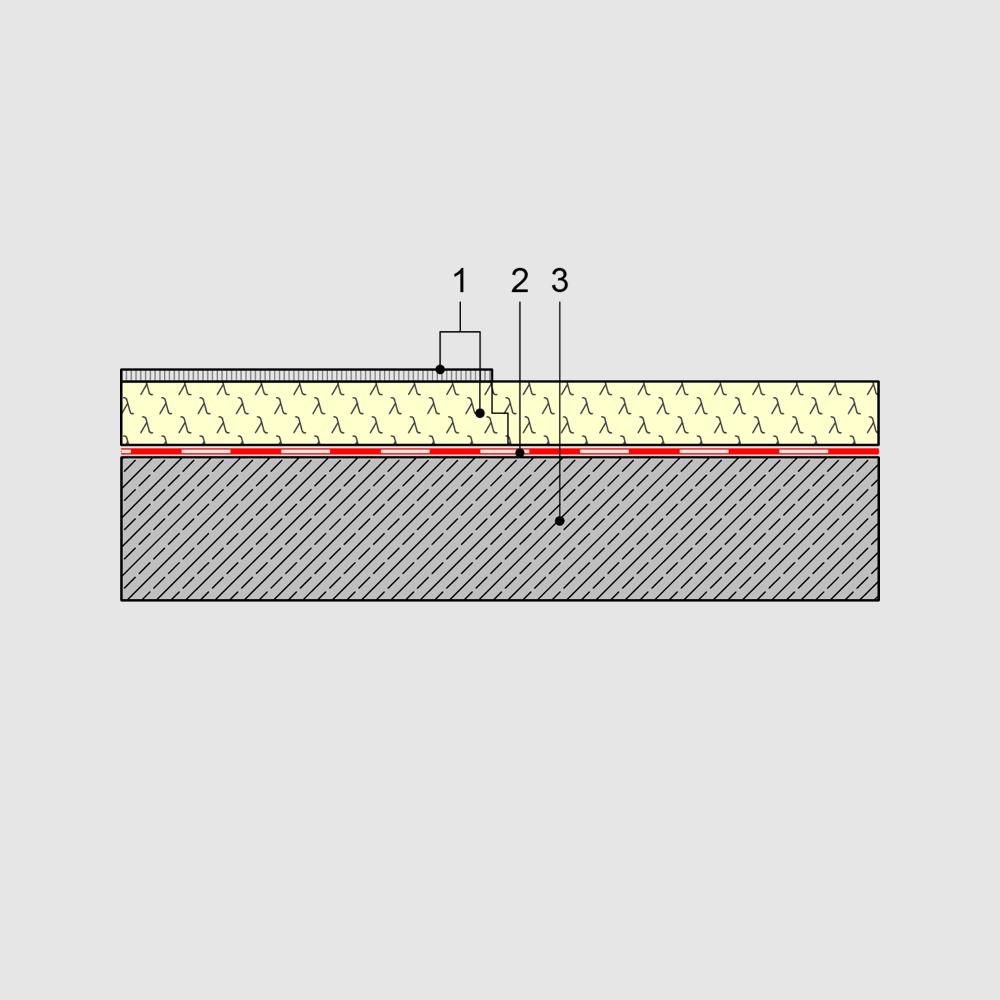Sanierung der massiven Geschossdecke mit einer PU-Dämmung